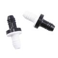 4Pcs 3/8 Inch 10mm Inline Abs One Way Water Non Return Check Valve for Fuel Gas Liquid Air.