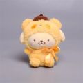 12cm Sanrio Cartoon Plush Toy Kawali Kuromi Hello Kitty My Melody Cinnamoroll Soft Stuffed Doll Pendant Toys Girl Kids Xmas Gift. 