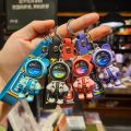 Astronaut Bears Key Chains Ring Fashion Cute Animal Bag Key ring Holder for Motor Bike Car Accessories Gift. 