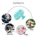 MAYTTO Hair Wash Brush Head Body Scalp Massage Brush Silicone Head Anti Dandruff Shampoo Haircare Massager Comb. 