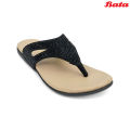 Bata SCOOPY Toe-Post Sparkly Flat Sandal for Women. 