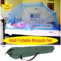 Magic Folding Mosquito Net single bed size free carry bag portable stand mosquito net.