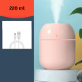 220ml Mini Air Humidifier Aroma Essential Oil Diffuser with LED Night Lamp. 