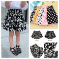 MIC 3-14T Baju Seluar Pendek Perempuan Baby Girls Short Pants Korean Daisy Dress Kids Budak Girl Dres Shorts Pant Skirt.