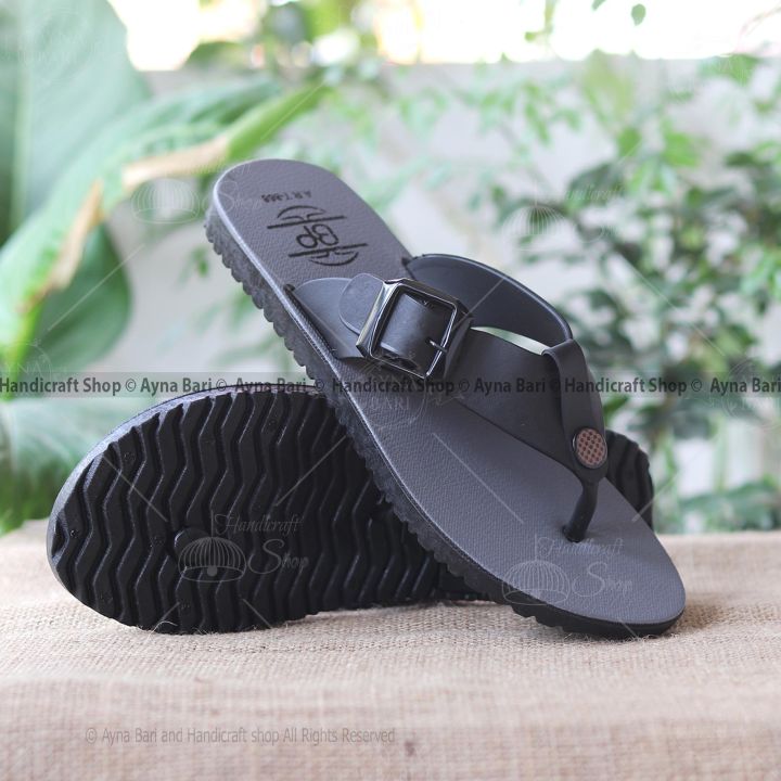 Toe-Post%20Sandal%20For%20Men%20%20Slide%20Slipper%20Anti%20Slippery%20Sandal%20R-868%20Panjabi%20Shoe%20Chapple%20Slipper%20-%20Slippers%20-%20Image%205