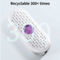 1PCS Mini Air Dryer Reusable Portable Electric Dehumidifiers USB Charging Moisture Absorbing Machine for Closet Shoe Cabinet. 
