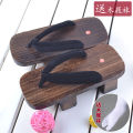 New High-Heeled Wooden Sandals Authentic Japanese-Style ToastingcosMen's and Women's Two-Tooth Clogs Clog. 