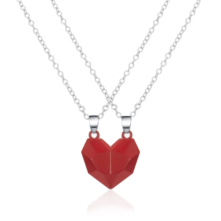 Personality%20Magnet%20stone%20necklace%20Elegant%20Unique%20Heartbreak%20design%20Votive%20stone%20pendant%20Fashionable%20Trendy%20Heartbreak%20clavicle%20chain%20necklace%20for%20Daily%20wear%20Party%20accessory%20Gift%20for%20loved%20ones%20Statement%20jewelry%20Symbol%20of%20love%20Gift%20idea%20Fashion%20enthusiasts%20-%20Image%202