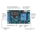 5V De-lay Tim-er WS16 Micro USB DC 6-30V Digital LED Display Trigger Turn On Off De-lay Cycle De-lay Ti-mer Control Switch Re-lay Module For Smart Home Automatic Control Electrical Circuitry & Parts. 