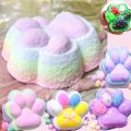 【Hot item】 Taba Squishy Large Squeeze Cat Paw Decompression Toys Sticky Soft Pinching And Decompressing for Stress Relief Funny Gifts. 