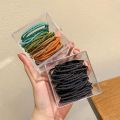 Korean version of high-elastic rubber band women's hair tie hair accessories new style simple small fresh not hurt hair leather hair band.