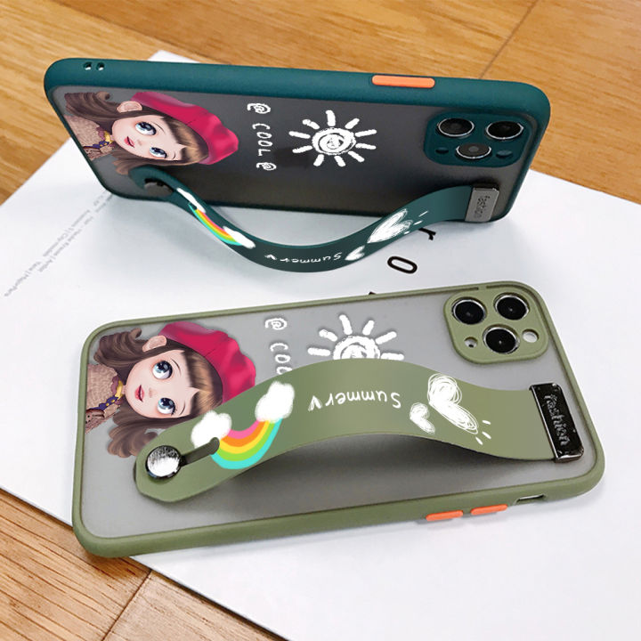 UCUC%20for%20OPPO%20A37%20Wrist%20Strap%20Case%20Lovely%20Cartoon%20Red%20Hat%20Girl%20Wristband%20Printing%20Cover%20Shockproof%20Frosted%20Phone%20Case%20-%20Image%206