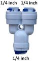 Equal Push Fit Connector Y Tee 6mm. 