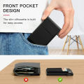Rfid Credit Card Holder Men Thin Slim Mini Minimalist Wallets Luxury Metal Bank ID Cardholer Case Wallet for Men Carteras Choice. 
