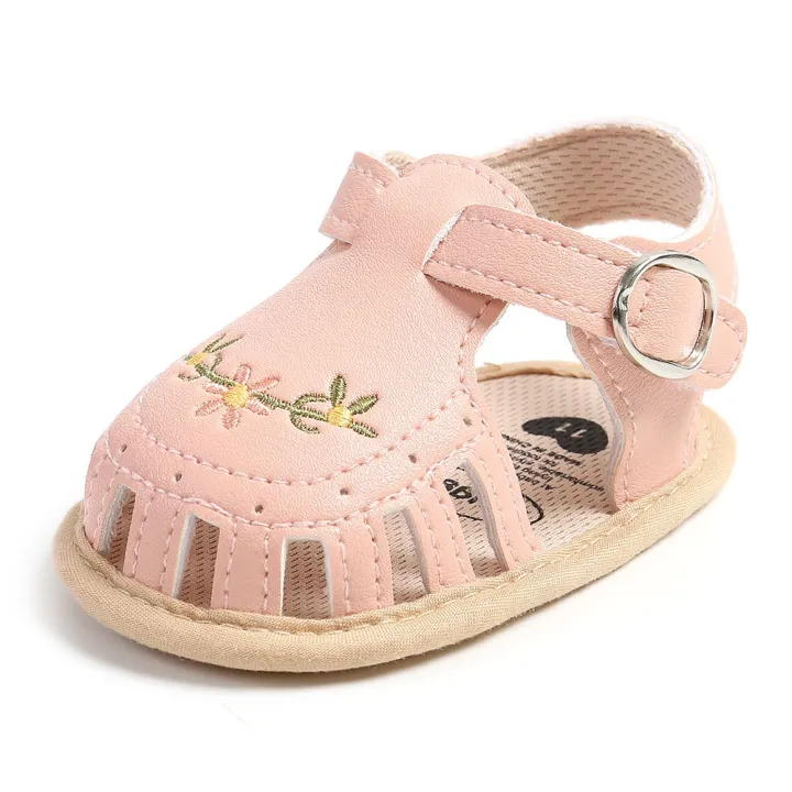 Comfortable%20Lightweight%20Girl%20Sandals%20Floral%20Non-slip%20Wrap%20Toe%20Sandals%20PU%20Soft%20Sole%20Shoes%20Summer%20-%20Image%207