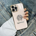 FELMYST Chrome Hearts Phone Case For Infinix Note 12 G88 Luxury Fashion Trendy Brand Metal Plating Mobile Casing Square Girl Gift Square Shockproof Back Soft Cover.