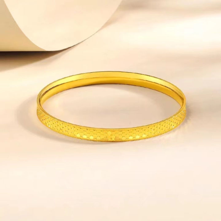 Vietnam%20sand%20gold%20dragon%20scale%20bracelet%20light%20luxury%20style%20Xiaohongshu%20closed%20mouth%20ladies%20versatile%20Douyin%20long-lasting%20jewelry%20personality%20-%20Image%203