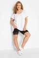 Women High-Rise Lace Shorts Elastic Casual Sports/Yoga Trousers/Shorts.
