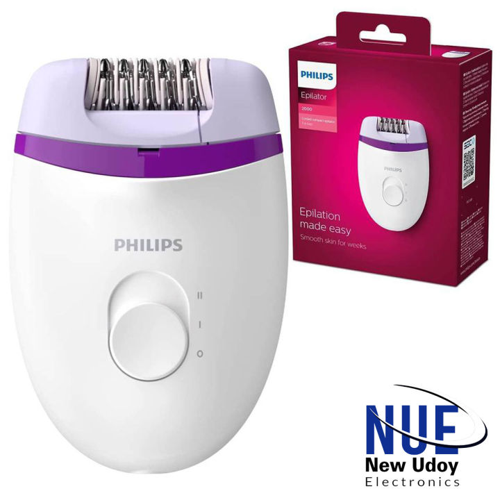 Philips BRE224/00 Satinelle Essential Corded Compact Epilator for Women