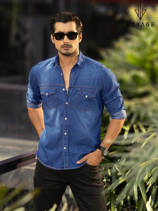 Voyage Premium deep Denim Shirt
