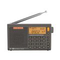 SIHUADON R-108 Radio FM Stereo Digital Portable Radio AM SW Air Radio Receiver Alarm Function Display Clock Temperature Speaker.