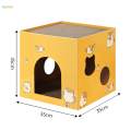 Corrugated Scratchers Box Kitty House Scratching Board for Cat Small Animals. 