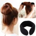 Sponge Plastic Loop Curly Hair Maker Hair Scrunchie Headband Twist Donut Bun Curler Braiders Hairbands Hairs Styling Tools.
