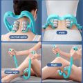 Neck Massager Therapy Neck Shoulder Trigger Point Roller Neck Back Cervical Spine Pain Relief For Hand/Waist/Legs Massage Tools. 