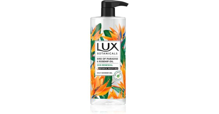 International European product Skin care Lux Bird of paradise & rosehip oil shower gel used for male/female - 750 ml