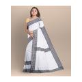 21 February Special Black & White Combnation Color Silk Saree For Women - Sari - Sari. 