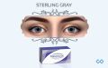 Fresh Look sterling grey color Contact lenses with kit. 