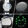 PLAYBOY Luxury Watches For Men Fashion Silicone Strap Waterproof Sport Chronograph Quartz WristWatch Smart Clock With Date.