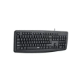 Rapoo NK2600 Spill-resistant Black Wired USB Keyboard.