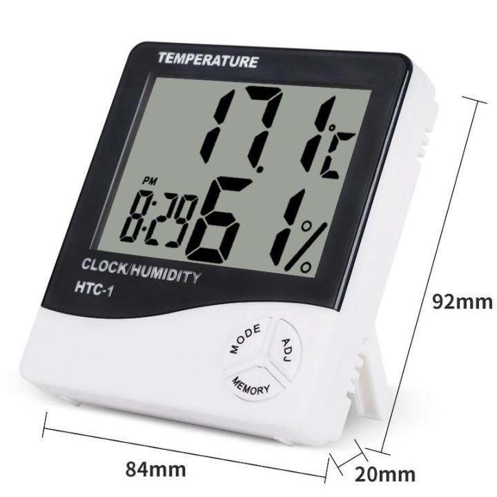 HTC-1 LCD Digital Room Temperature Meter Humidity Meter with