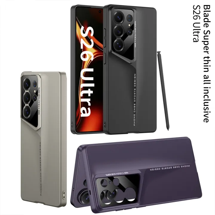 HOCE%20Business%20Matte%20Phone%20Cases%20For%20Samsung%20Galaxy%20S22%20Ultra%20S24%20Ultra%20S23%20Ultra%20S25%20Ultra%20S26%20Ultra%20Case%20Camera%20Protection%20Skin%20Feel%20Hard%20PC%20Slim%20Cover%20-%20Image%203