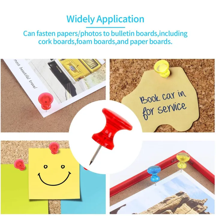 Thumbtacks-100%20Pcs%20Push%20Pins-as%20shown%20-%20Image%205