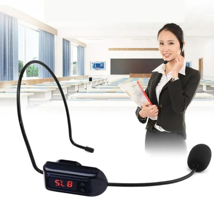 rtable%20%20FM%20%20Headset%20Microphone%20Handsfree%20Megaphone%20Mic%20for%20Teaching%20Tour%20Guide%20Sales%20Promotion%20Lectures%20Meetings%20Black%20-%20Image%203