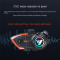 Y80 2X Motorcycle Helmet Bluetooth Headset Waterproof Noise Reduction Hands-Free Call Car Bluetooth Headset Universal Easy to Use. 