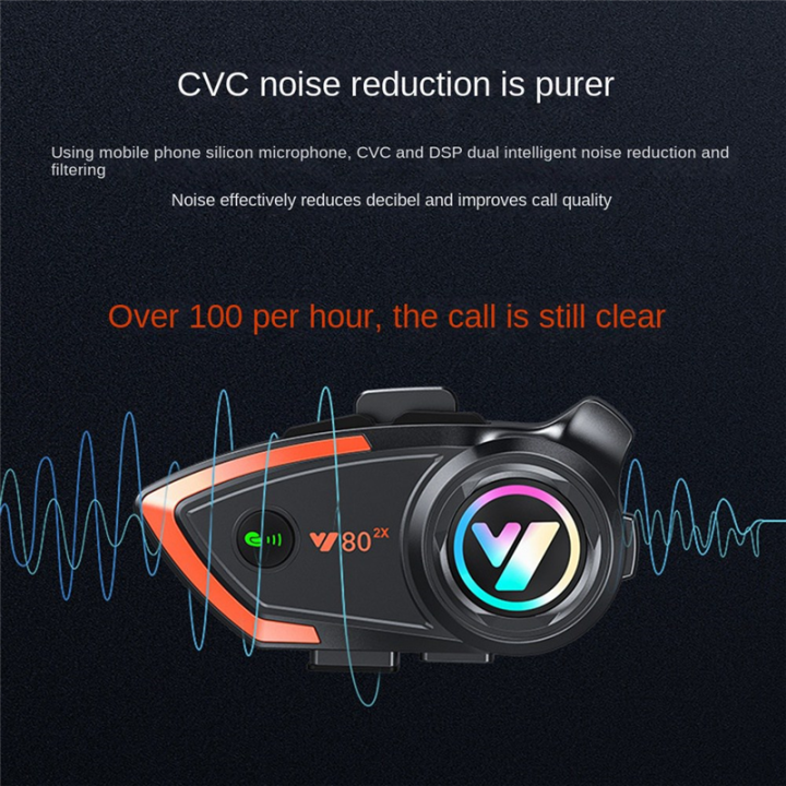 Y80%202X%20Motorcycle%20Helmet%20Bluetooth%20Headset%20Waterproof%20Noise%20Reduction%20Hands-Free%20Call%20Car%20Bluetooth%20Headset%20Universal%20Easy%20to%20Use%20-%20Image%204