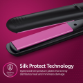 Philips HP8302/06 Selfie Hair Straightener – SilkPro Care, Ceramic Plates, 210°C Fast Heat Up (Official Philips Product). 