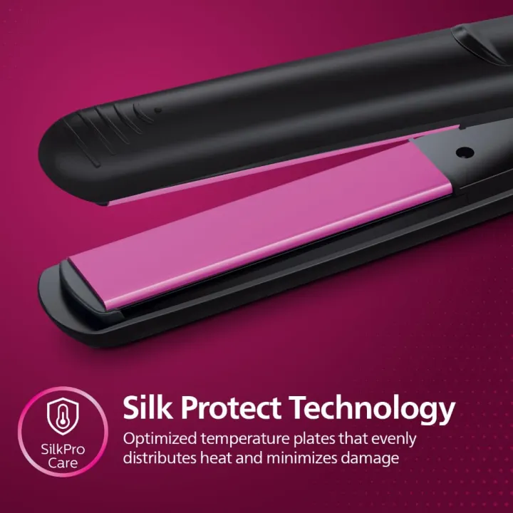 Philips%20HP8302/06%20Selfie%20Hair%20Straightener%20%E2%80%93%20SilkPro%20Care,%20Ceramic%20Plates,%20210%C2%B0C%20Fast%20Heat%20Up%20(Official%20Philips%20Product)%20-%20Image%208
