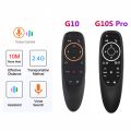G10S Pro Voice Remote Control G10 2.4G Wireless Air Mouse Gyroscope Backlit Smart TV Controller For Laptop PC Android TV Box. 