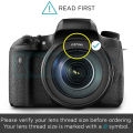 Collapsible Rubber Lens Hood 49/52/55/58/62/67/72/77MM for Canon Nikon Sony DSLR Camera Lens with Filter Thread.