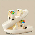 New Sandals Mute Cushioned Shoes Slope Thick Platform Comfortable Buckle Fashion Women Shoes Beach Travel Slides Shoes Female Superman.