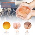 Himalayan Salt Lamp Natural Crystal Light USB Rechargable Colorful Lava Light Air Purifier Mood Creator Release Negative Ions. 