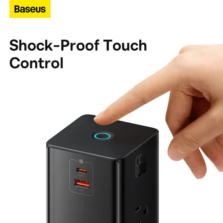 Baseus%20%2065W%20Digital%20Power%20Strip%20Touch%20Control%203AC%20Sockets%20Surge%20Protector%20Retractable%20Cable%20GaN%20Fast%20Charging%20For%20iPhone14%20-%20Image%203