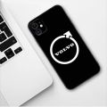 Volvo Logo Luxury Design Phone Case For Apple IPhone 13 12 15 14 Pro Max Mini XR X XS Max 11 6 7 8 Plus SE 2020 Black TPU Cover. 