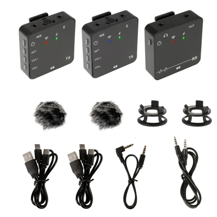 Wireless%20Live%20Lavalier%20Microphone%20Square%20RF%20Launcher%20Receiver%20Clip%20Collar%20Lapel%20Microphone%20System%20for%20Camera%20Phones%20DV%20Streaming%20-%20Image%207