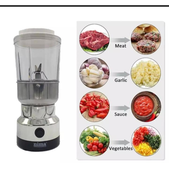 Nima 2 in 1 electric spice blender grinder & jucer blender