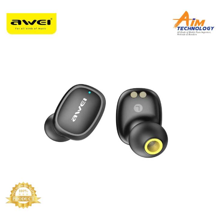 AWEI%20T13%20Pro%20Bluetooth%20Earphones%20Wireless%20Waterproof%20Touch%20Earbuds%20Hifi%20Sound%20Quality%20TWS%20Earphone%20-%20Black%20-%20Image%204